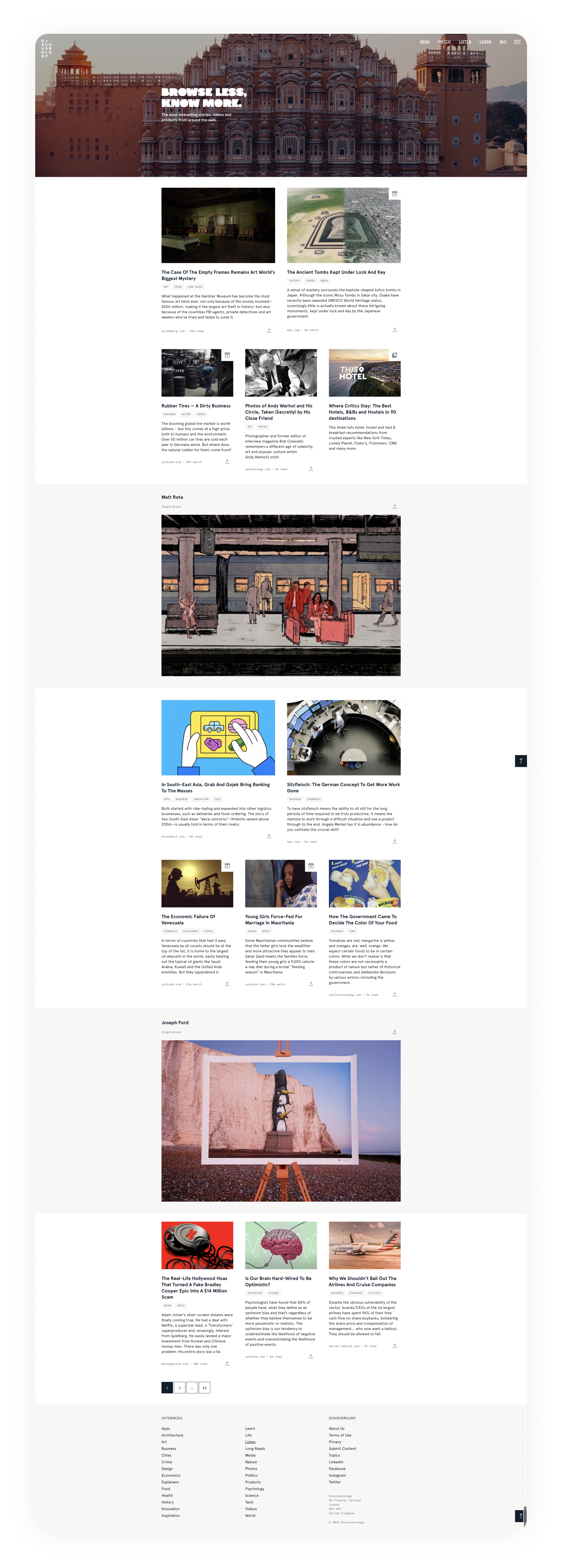 discoverology-front-page