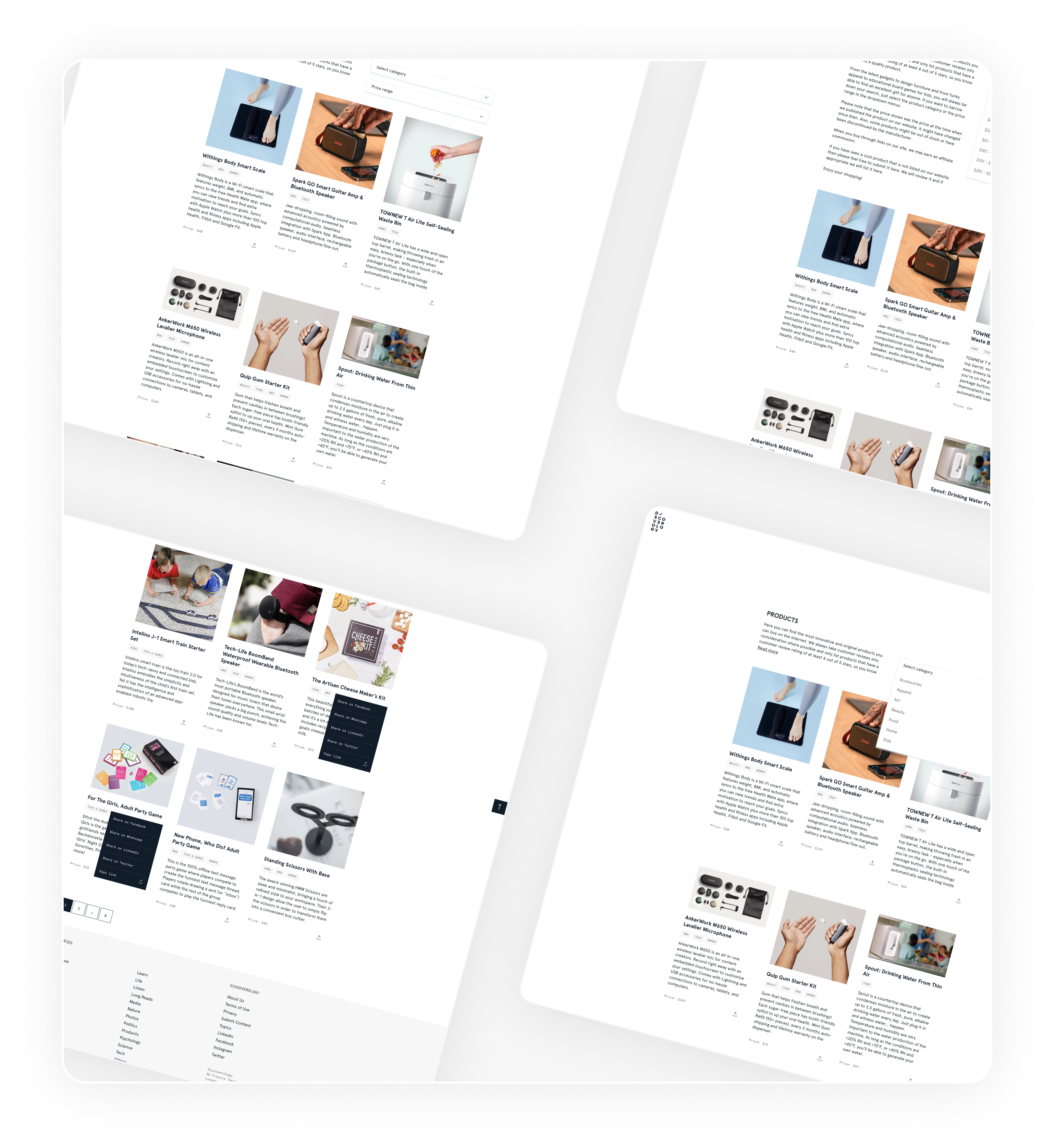 discoverology-product-pages